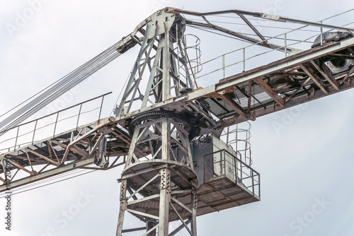 Crane cabin closeup.