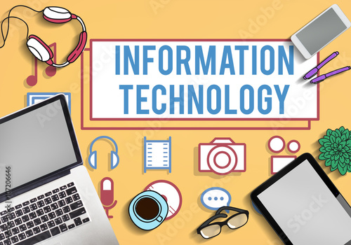Infromation Technology Electronics Gadget Digital Concept