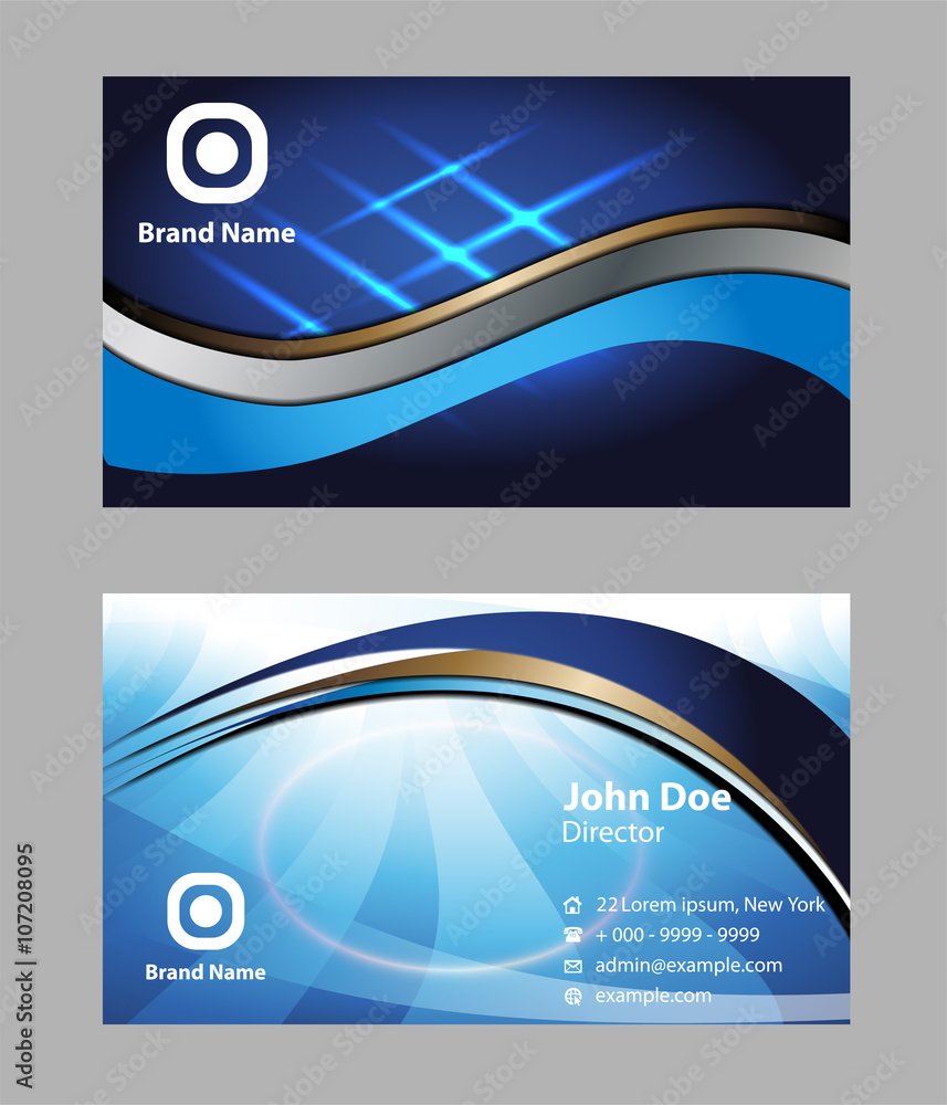 Naklejka premium Vector Business Card 
