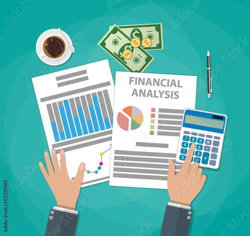 Financial calculations. Working process