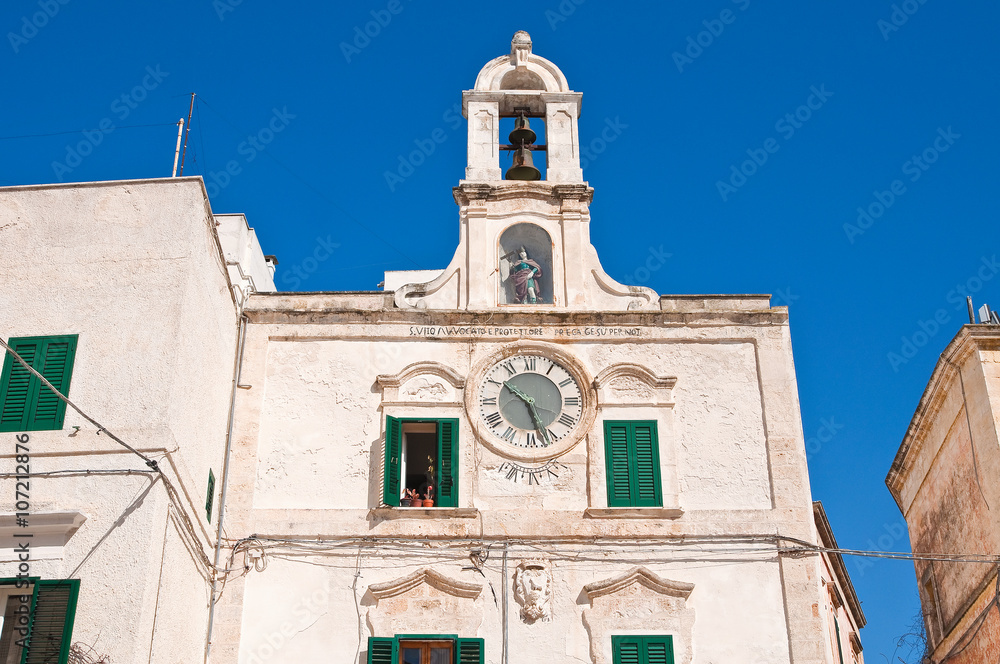 Clocktower. Polignano a mare. Puglia. Italy 