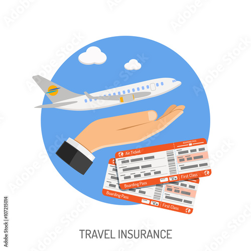 Travel Insurance Flat Icon