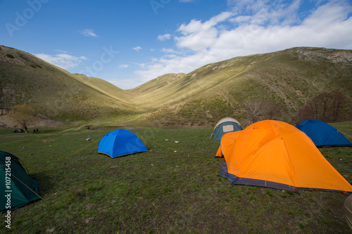 The spring base camp tent