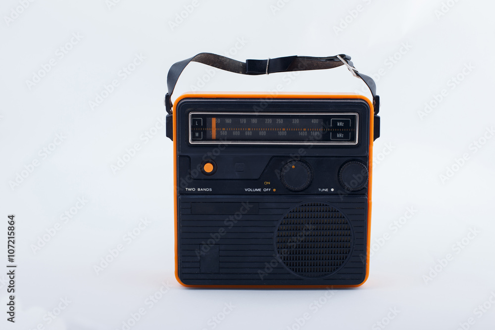 Fototapeta premium Old portable radio