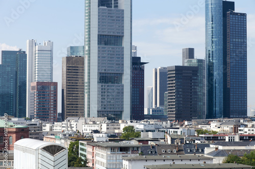 Frankfurt  cityscape  Tower  financial