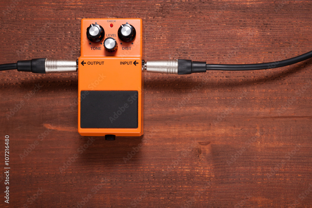Fototapeta premium Guitar pedal