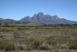Simonsberg Mountain close to Stellenbosch in the Western Cape South Africa
