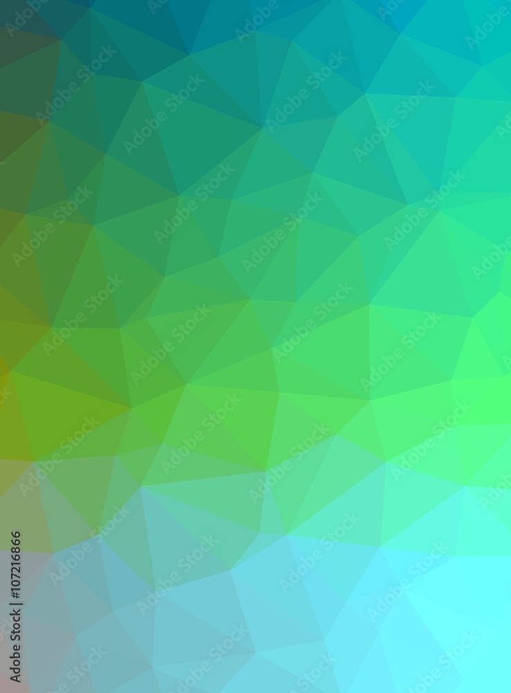 Fototapeta premium Low poly background. Polygonal or triangular abstract color background. Polygonal pattern. Low poly pattern.