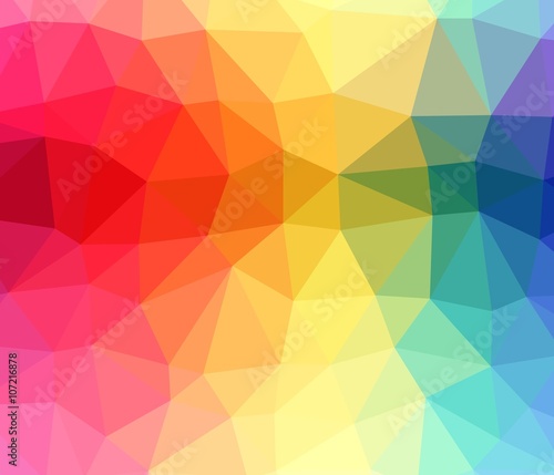 Low poly background. Polygonal or triangular abstract color background. Polygonal pattern. Low poly pattern.