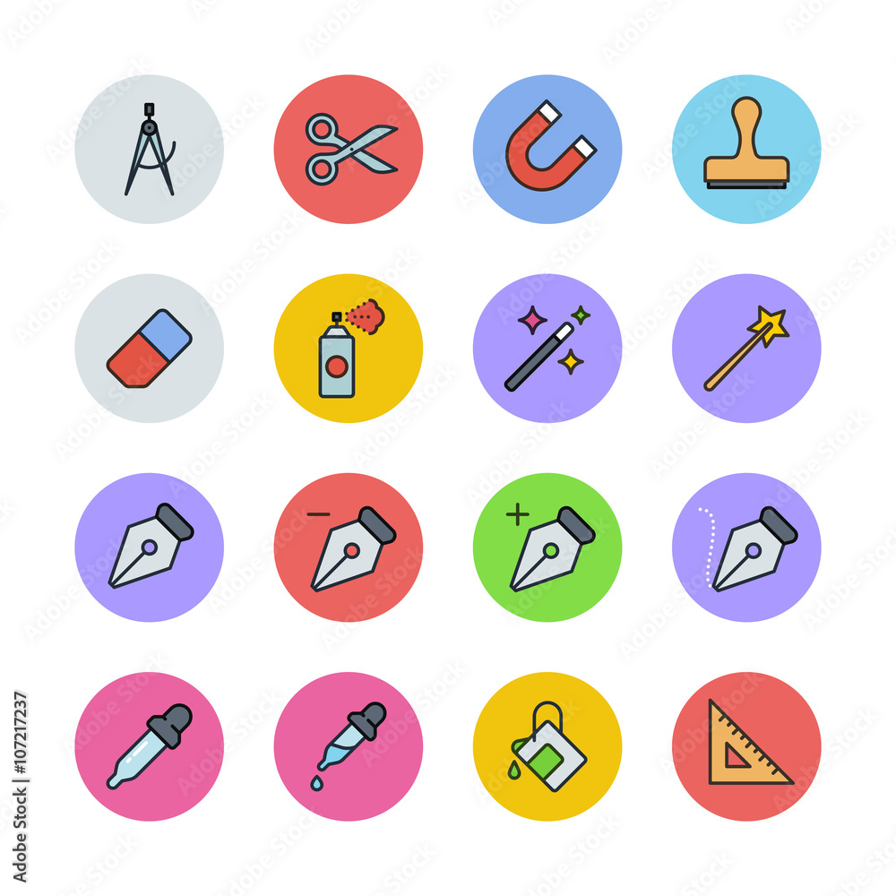 Design tools icons