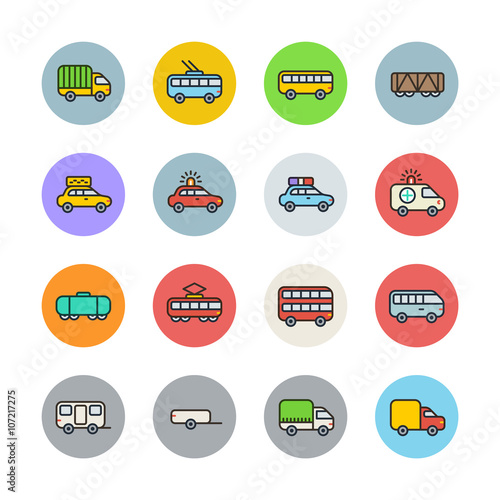Transport icons