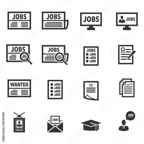 Job icon,Vector EPS10.