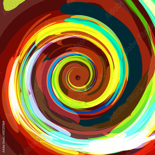 Colorful swirl background