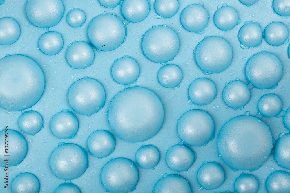 Blue colored foam mat. Background Blue colored foam mat. Background