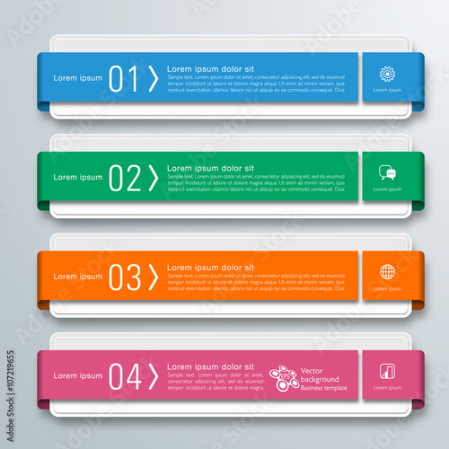 Infographics Web Banner & Label Design
