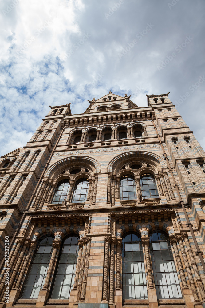 Natural History Museum in London- building and details Natural History Museum in London- building and details
