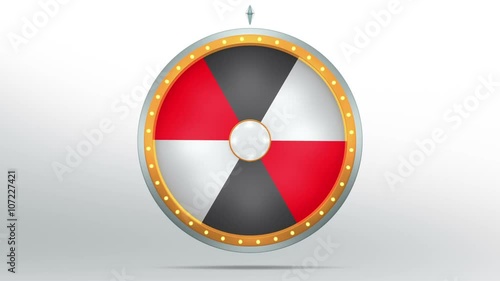 The wheel of fortune or Lucky spin animation was created by Three Dimensional. Video is included the alpha channel and motion loop.  Welcome to use for game and sale promotion concept.