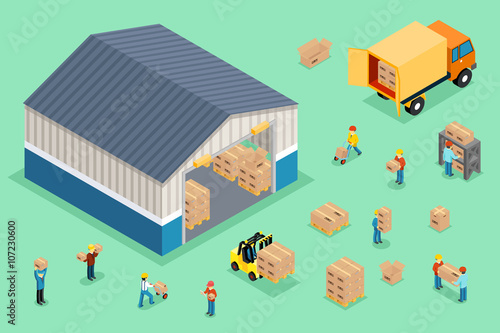 Isometric delivery and logistics