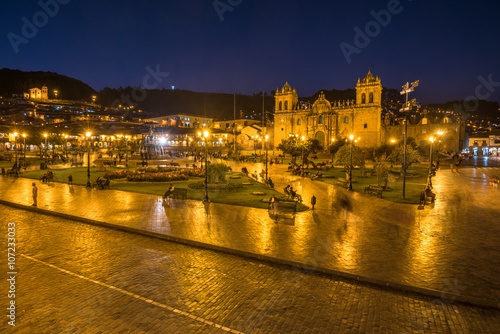 Fotografija Plaza de Armas in historic center of Cusco, Peru