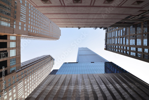 Looking up at the Skyscrapers
