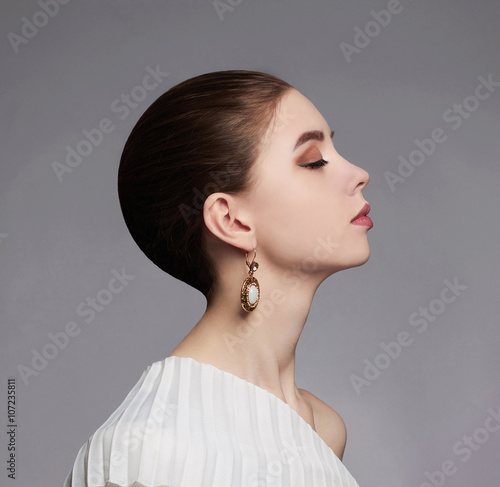 young woman with jewelry Accessories