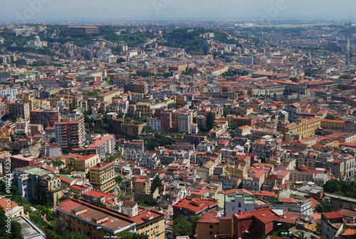 Napoli vista aerea, Italia 