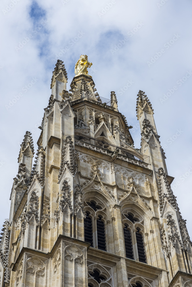Saint Andre cathedral, Pey Berland Bell tower, Bordeaux, France