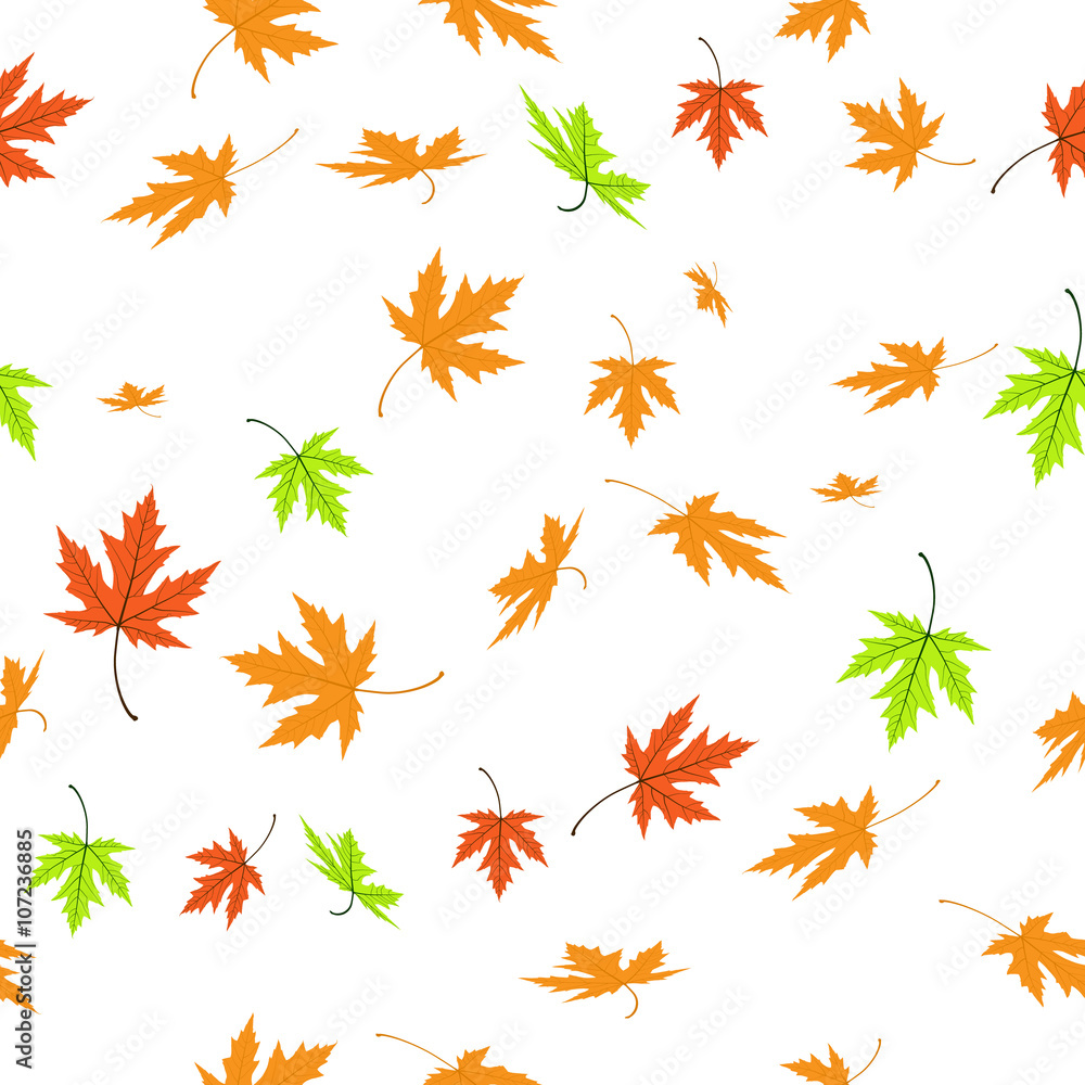 Maple Leaves. Seamless texture Maple Leaves. Seamless texture