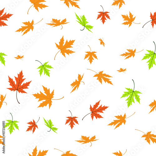 Maple Leaves. Seamless texture