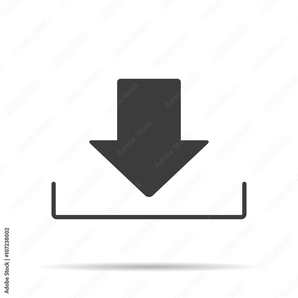 Black symbol of communication. Sign technology. Download data Black symbol of communication. Sign technology. Download data