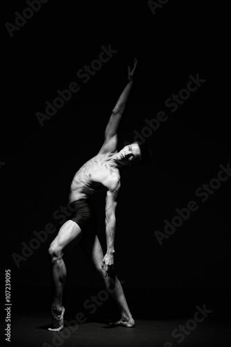 Ballet dancer in black