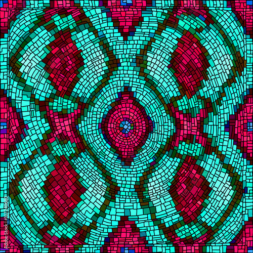 Seamless mosaic background