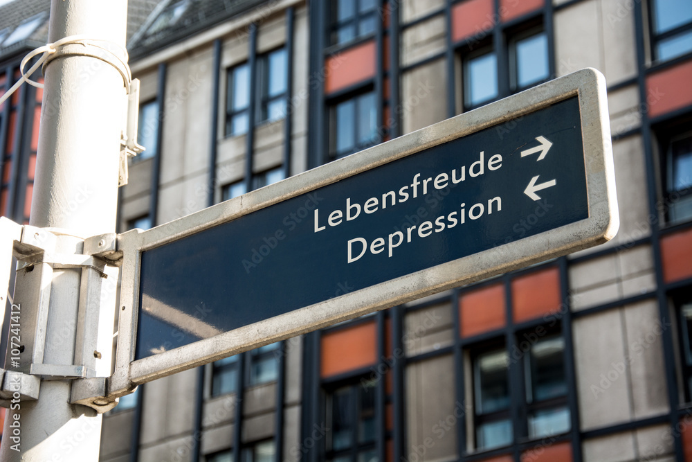 Obraz premium Schild 61 - Lebensfreude