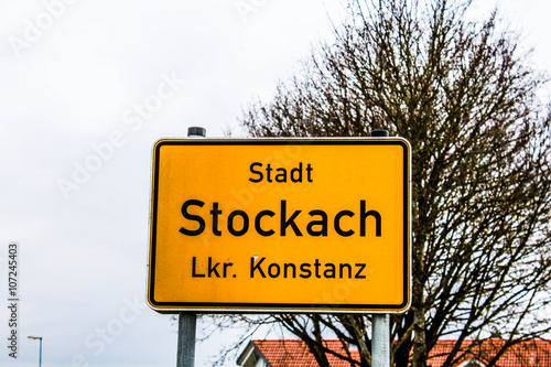 Ortsschild Stadt Stockach