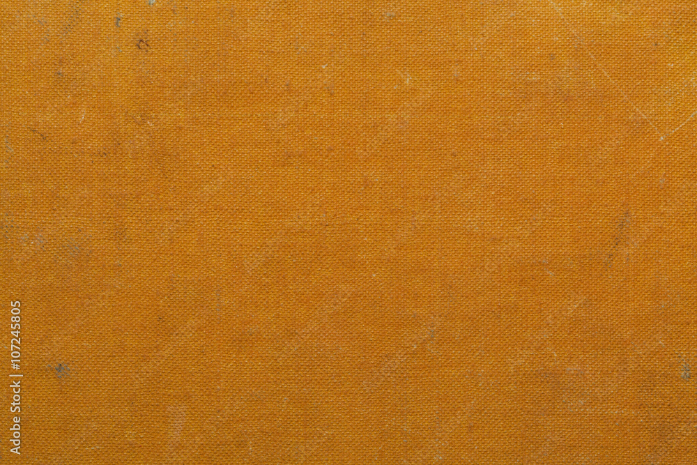 Fototapeta premium Dirty orange canvas texture