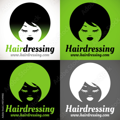 coiffeur visagiste logo 