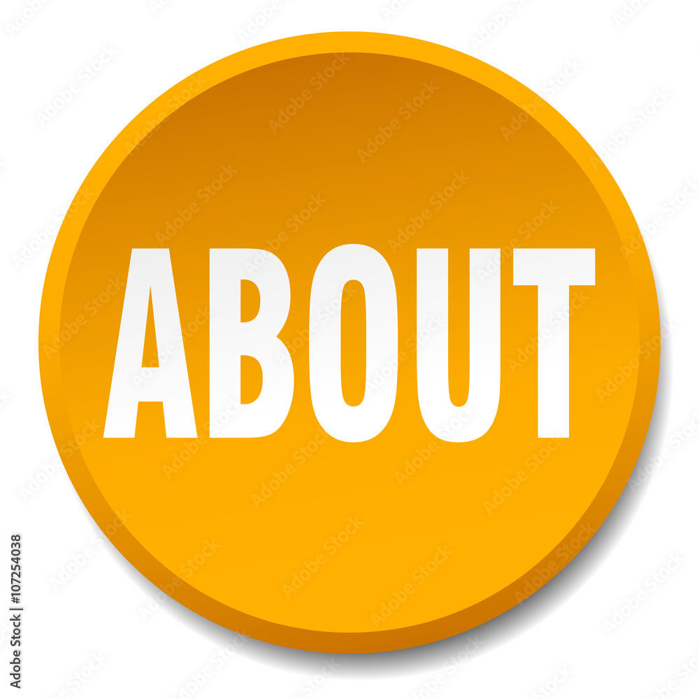 about orange round flat isolated push button about orange round flat isolated push button