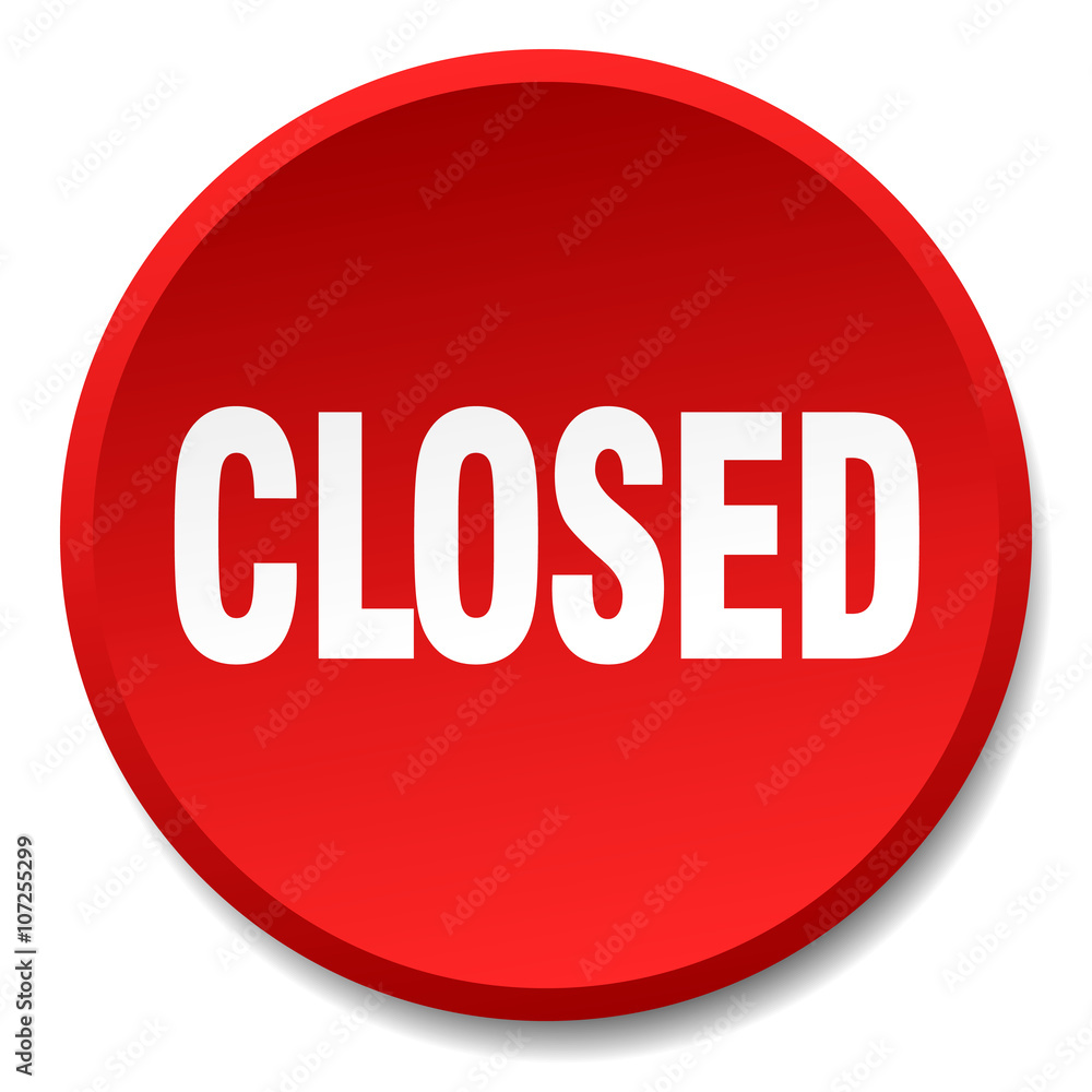 closed red round flat isolated push button closed red round flat isolated push button
