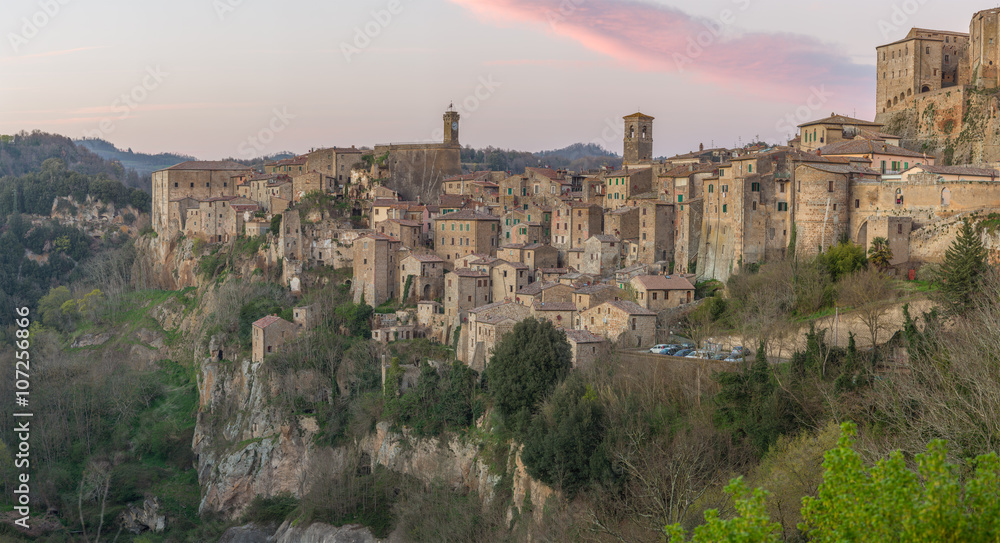 Sorano - Etruscan tuff city, Italy