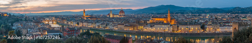 Florence at sunset, Italy
