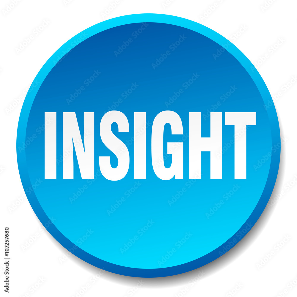 insight blue round flat isolated push button insight blue round flat isolated push button