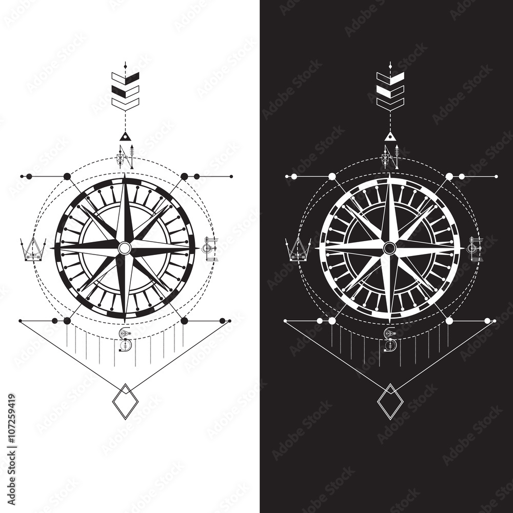 Sacred Geometry. Magic totem Sacred Geometry. Magic totem