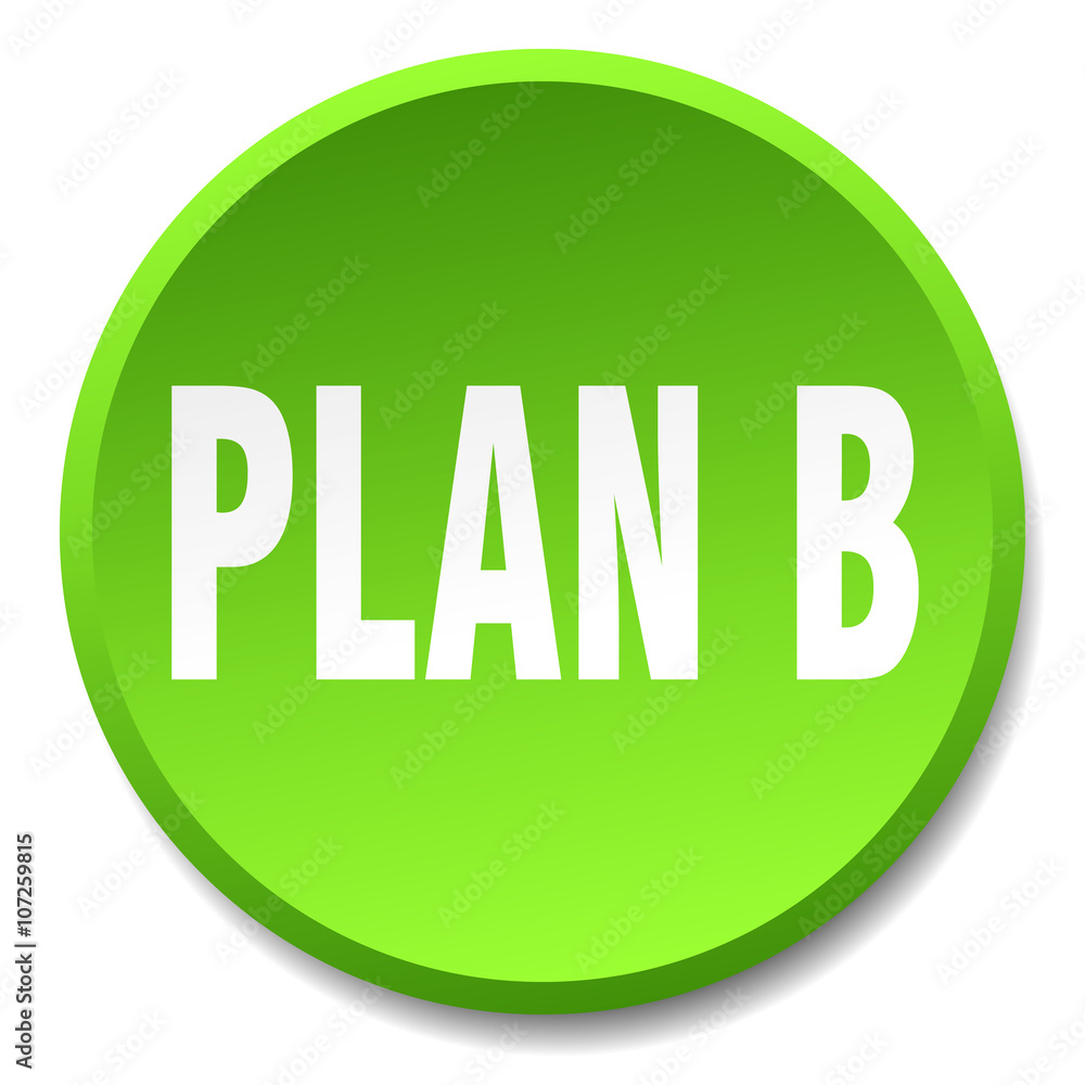 plan b green round flat isolated push button plan b green round flat isolated push button