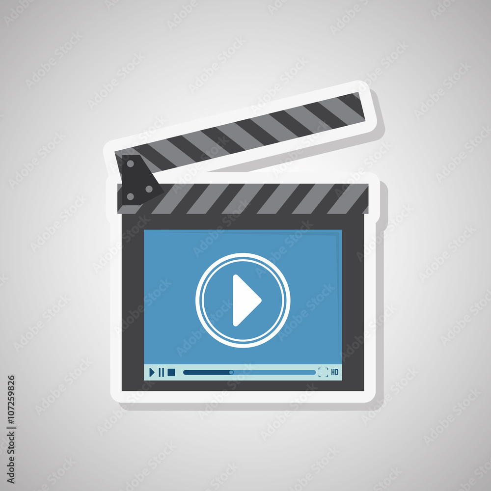 movie icon design, vector illustration movie icon design, vector illustration