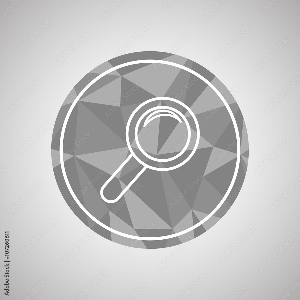 lupe tool design, vector illustration lupe tool design, vector illustration