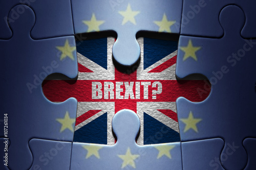 Brexit concept puzzle