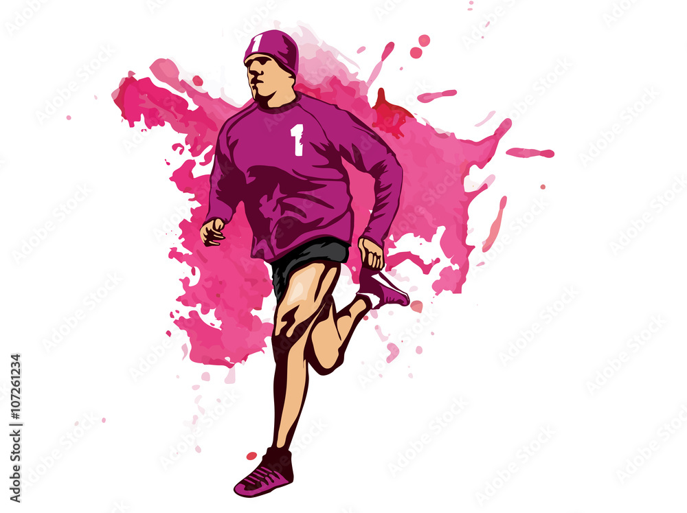 Obraz premium RUNNING SPORT