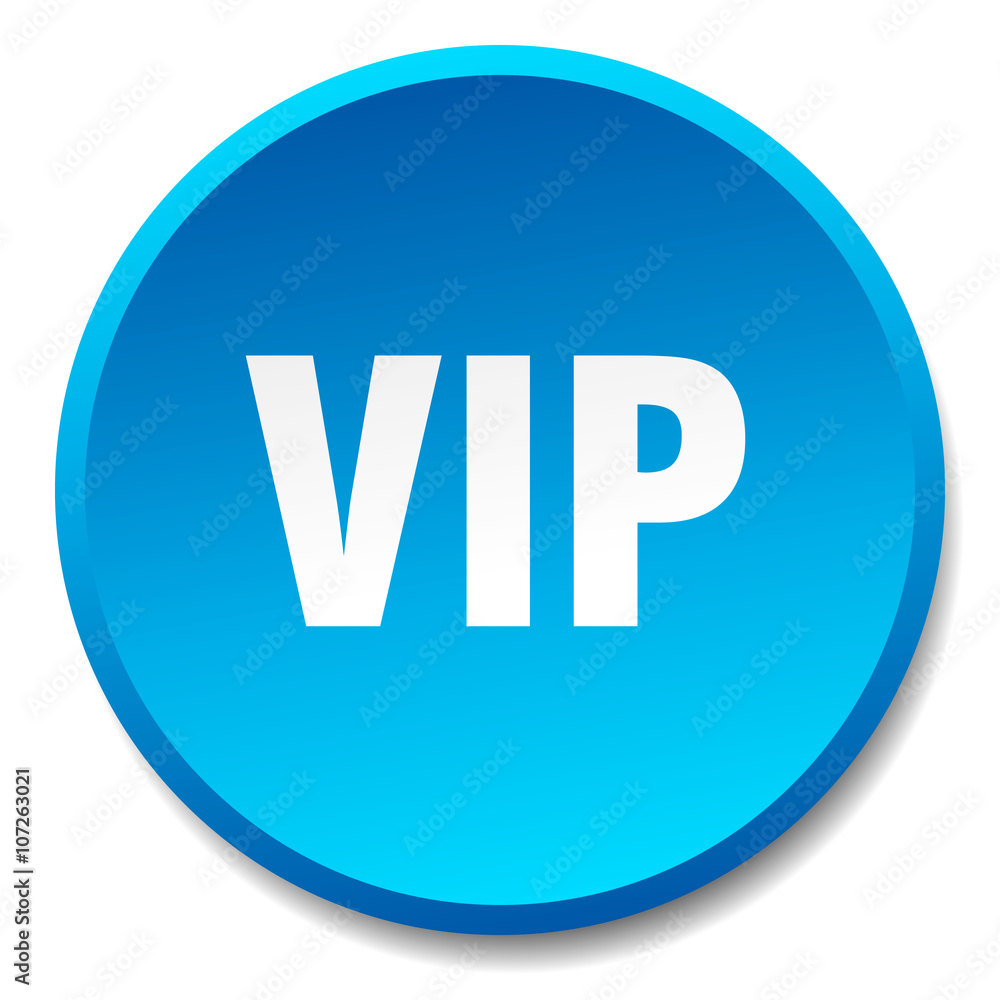 vip blue round flat isolated push button vip blue round flat isolated push button