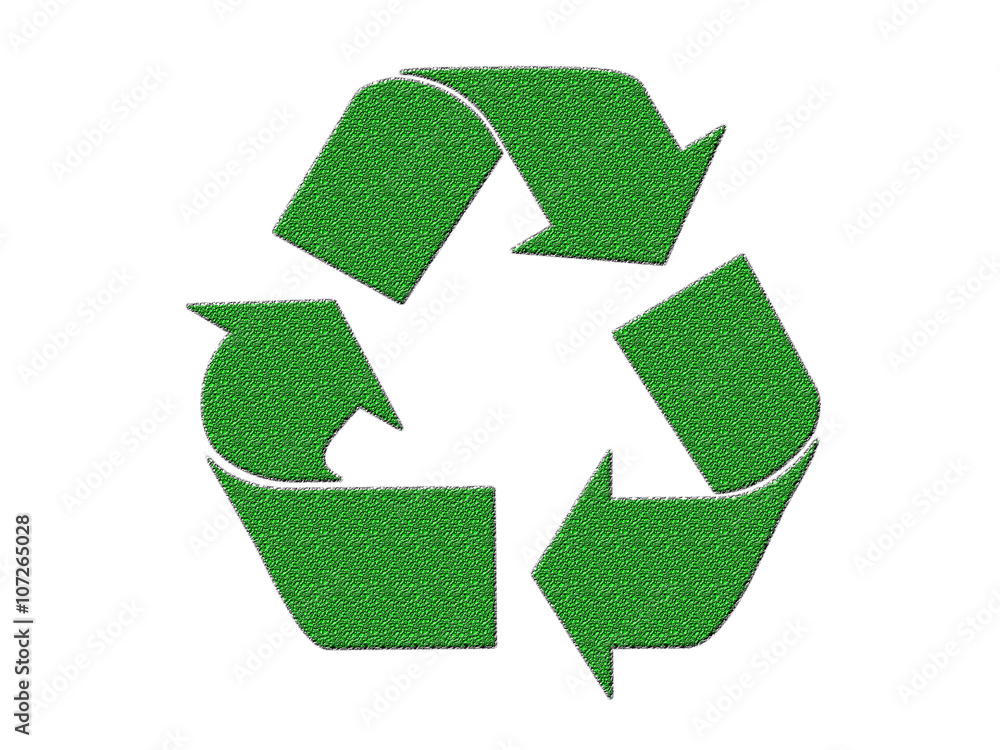Obraz premium Recycle green logo