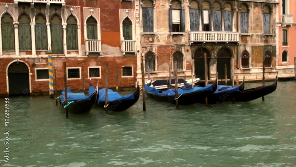 Venetian gondolas - Venice, Venezia Venetian gondolas - Venice, Venezia